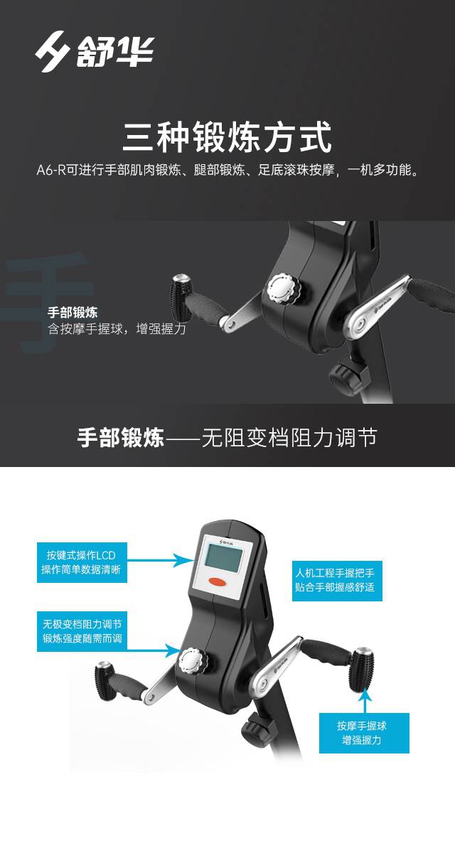 舒华A6-R康复健身车SH-B5836R-广西舒华体育健身器材有限公司