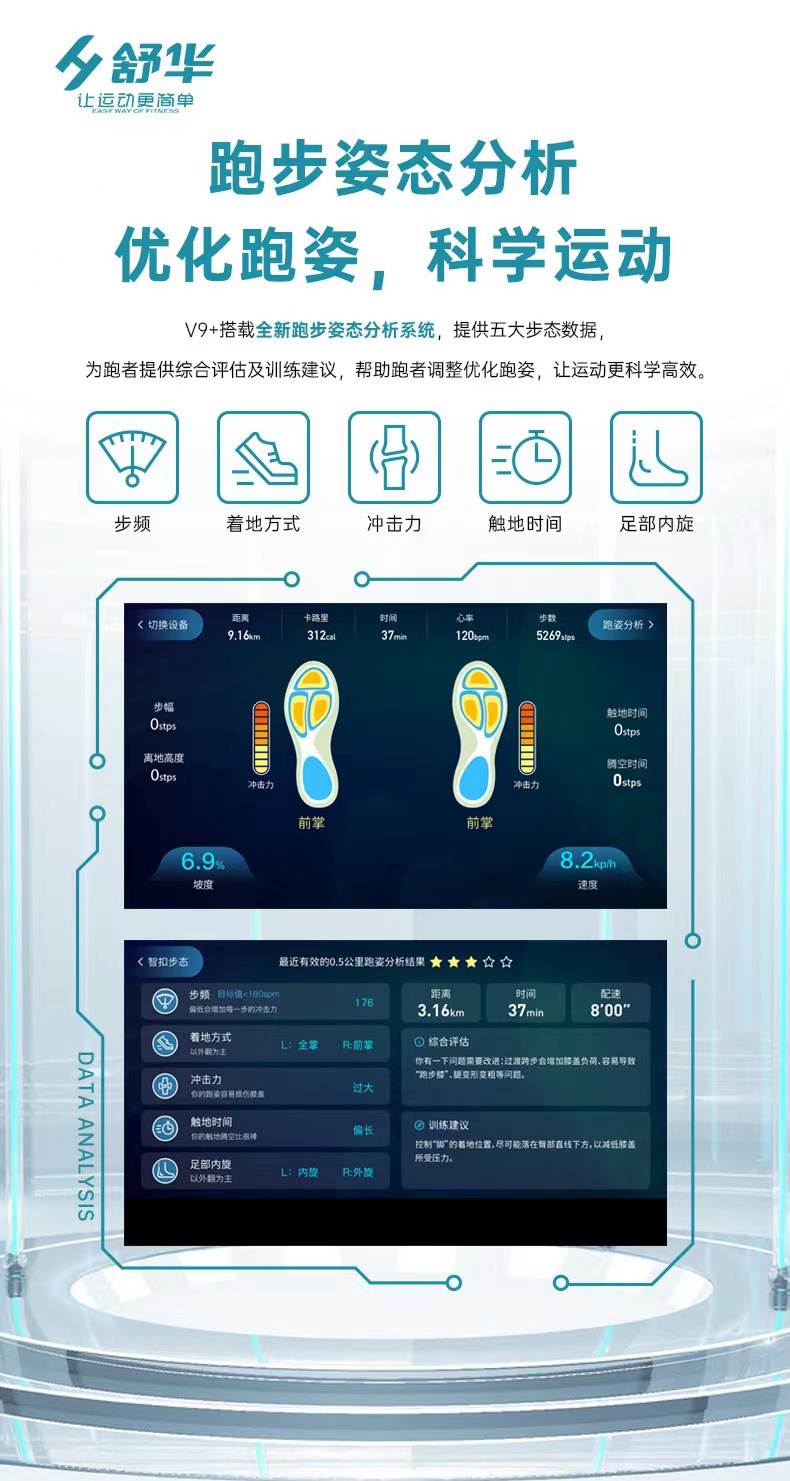 舒华新V9+商用跑步机SH-T8919T